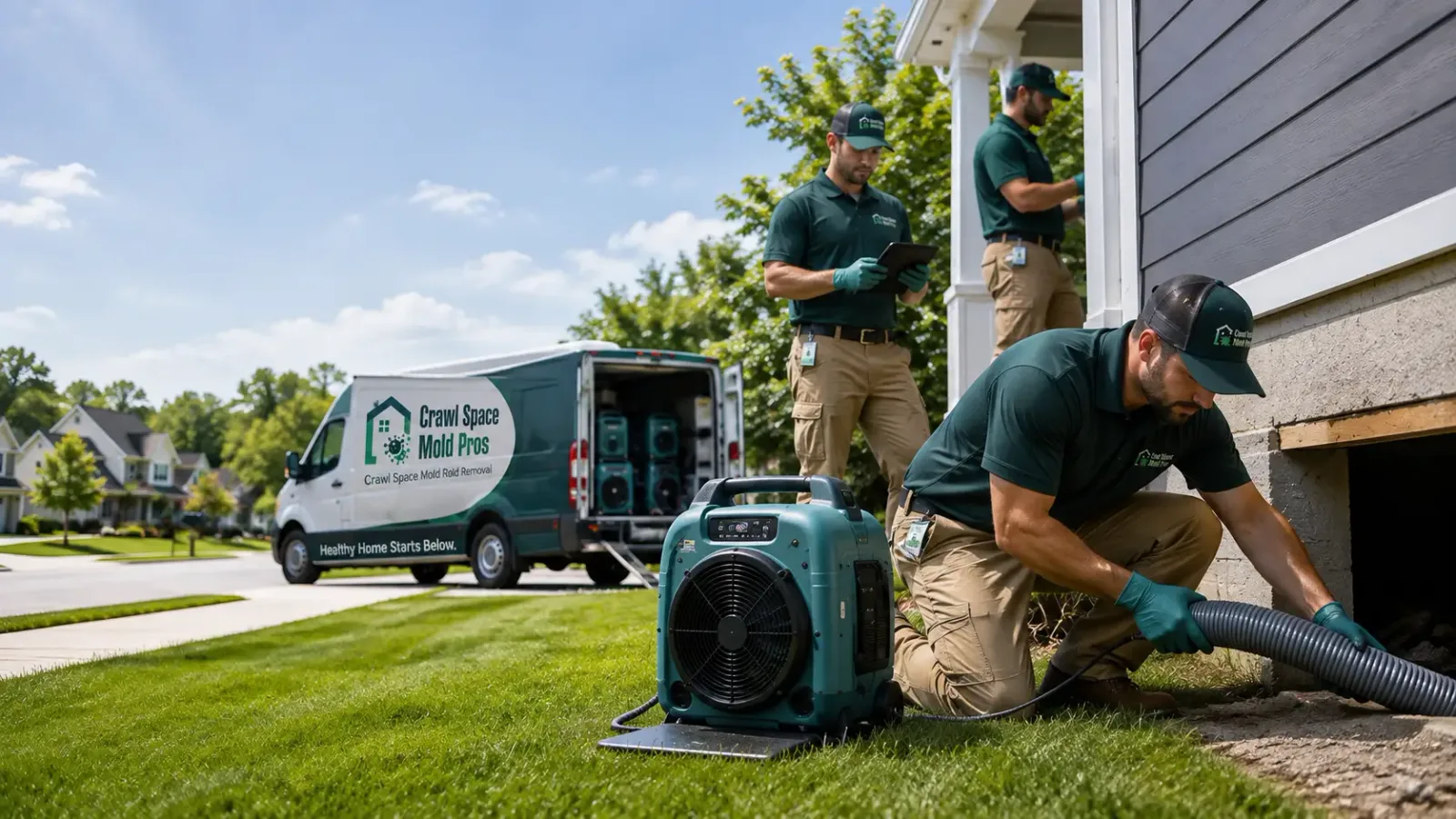 Crawl Space Mold Removal in Cobb, CA